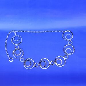 Retro Silver Circle Belt